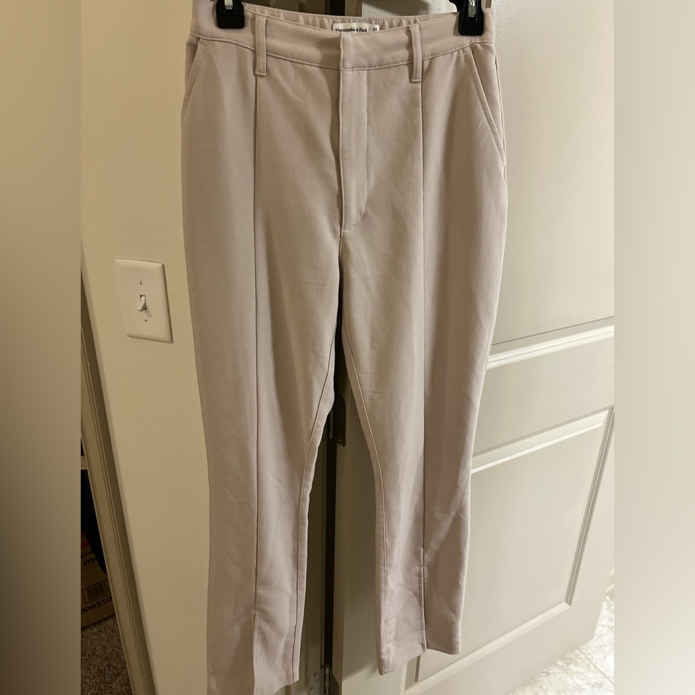 Abercrombie and Fitch Beige Tailored Pants